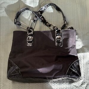 Elegant Black Tote Bag